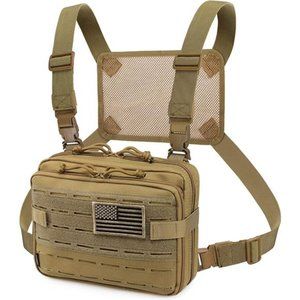 Tactical Pouch + Harness Only Molle Admin of Laser Cut, Military Medical EMT
